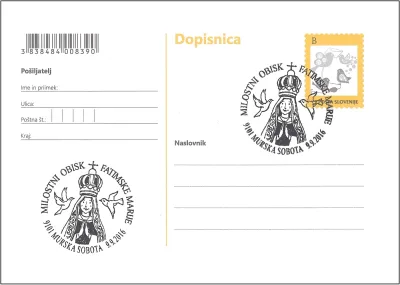 MILOSTNI OBISK FATIMSKE MARIJE